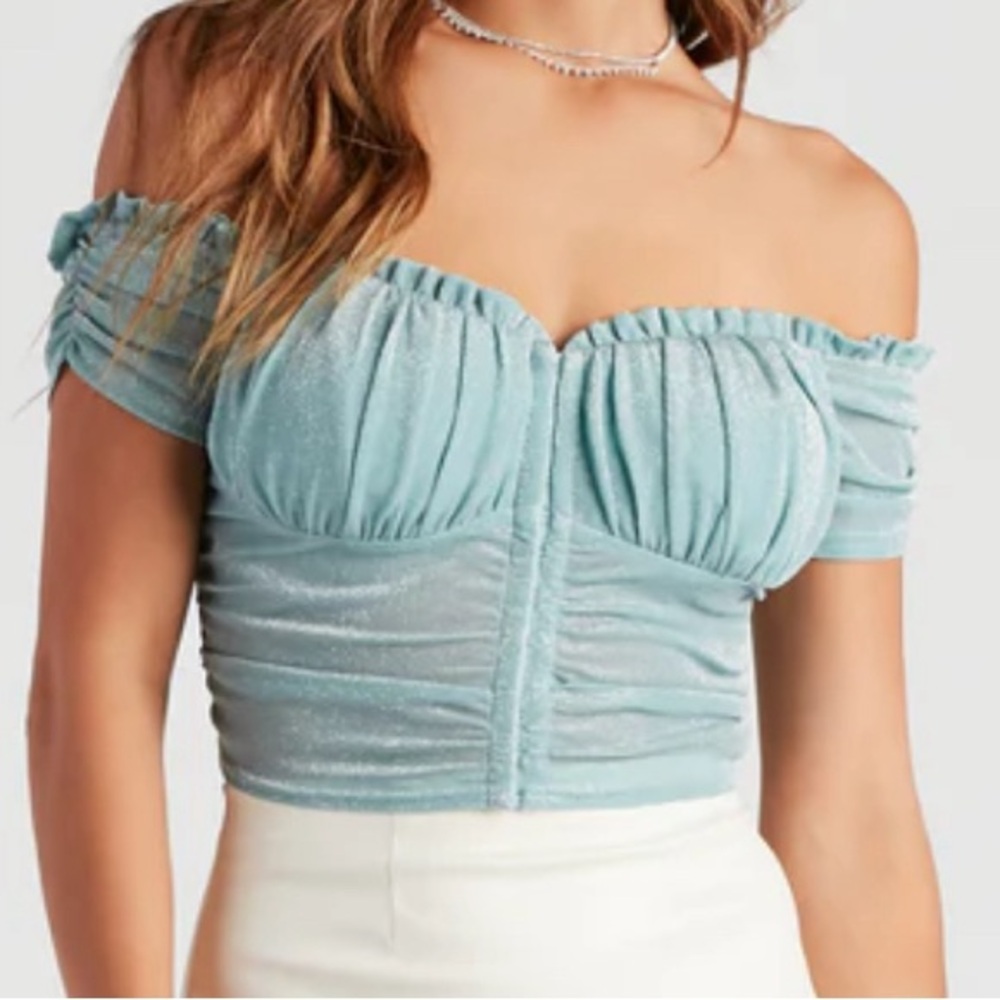 Windsor Glowing in glitter Mesh Bustier/ size Small